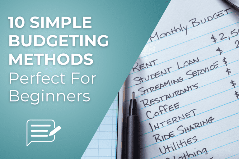 10 Simple Budgeting Methods For Beginners