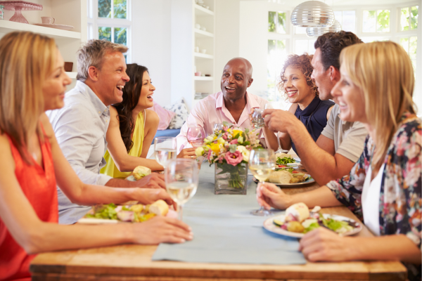 hosting a potluck dinner a great no spend weekend activity