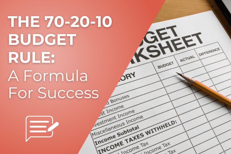 The 70-20-10 Budget Rule: A Simple Formula For Financial Success